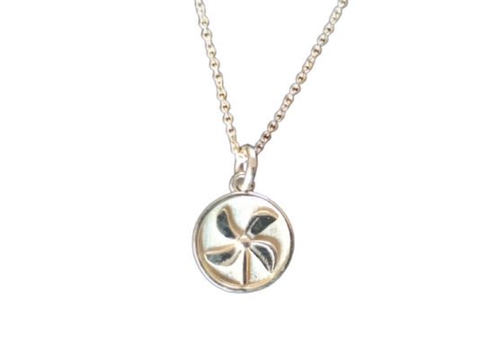 Pinwheel Pendant – Large (14K Solid Gold)