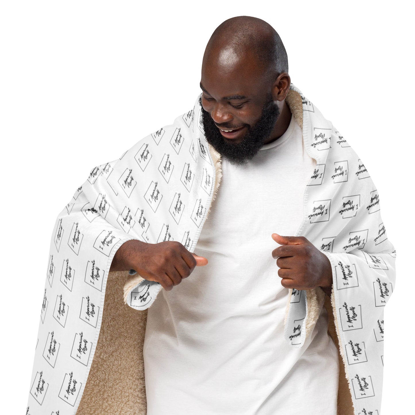 I Appreciate Myself™ Sherpa Blanket