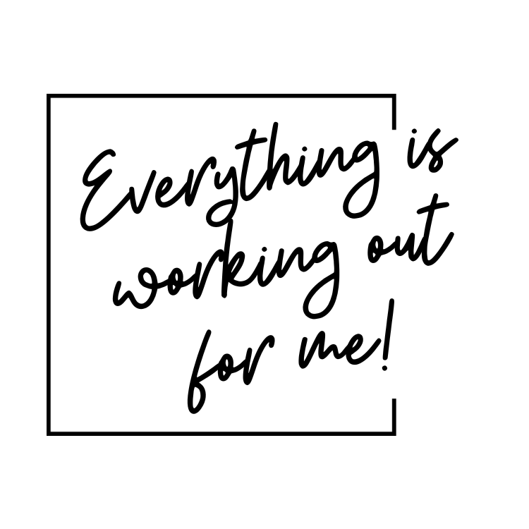 "Everything is working out for me!" Collection