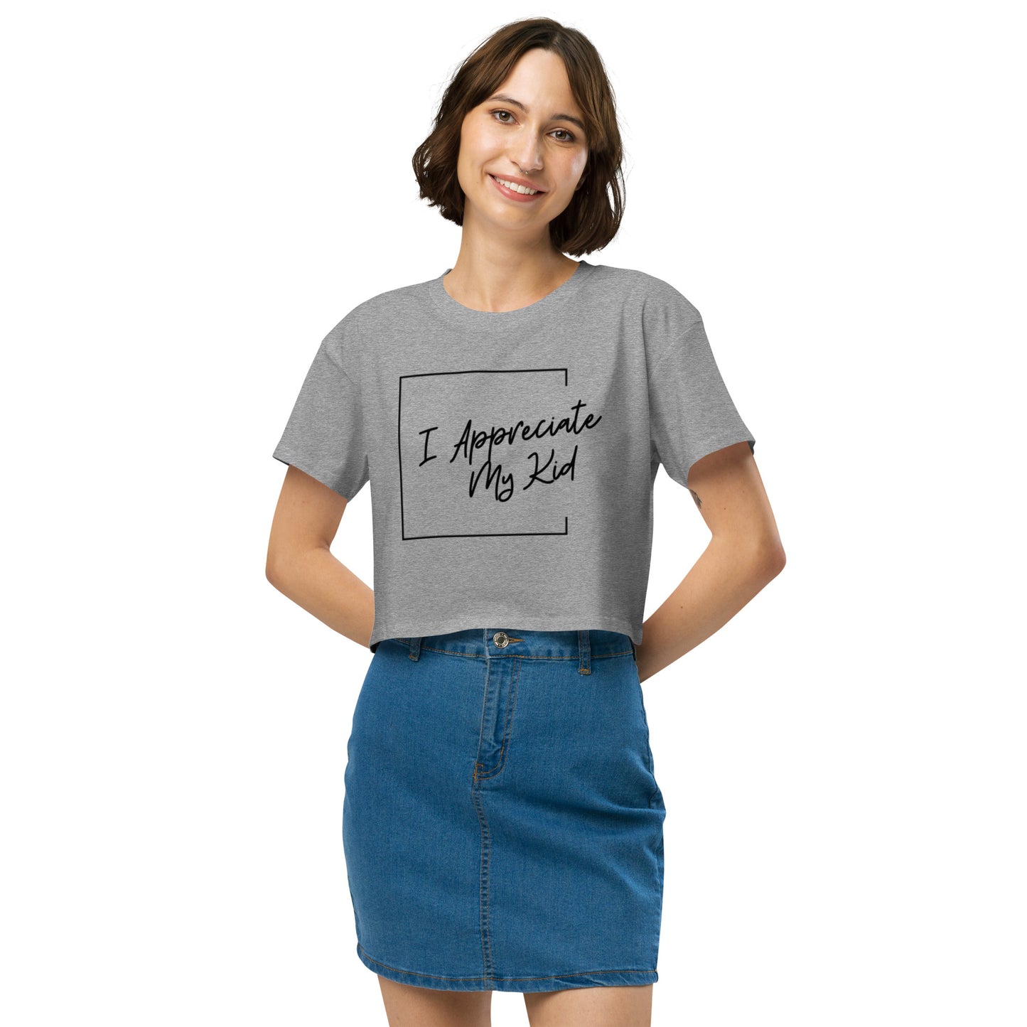 "I Appreciate My Kid" Feels Like Fun®  official crop top