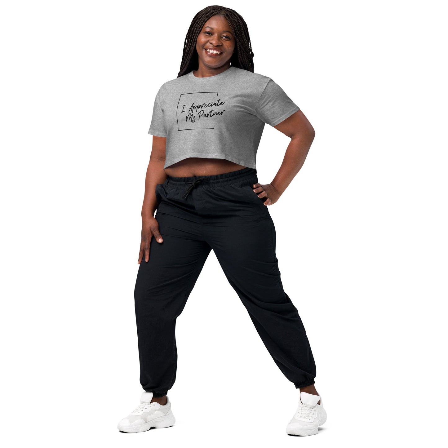 "I Appreciate My Partner" crop top