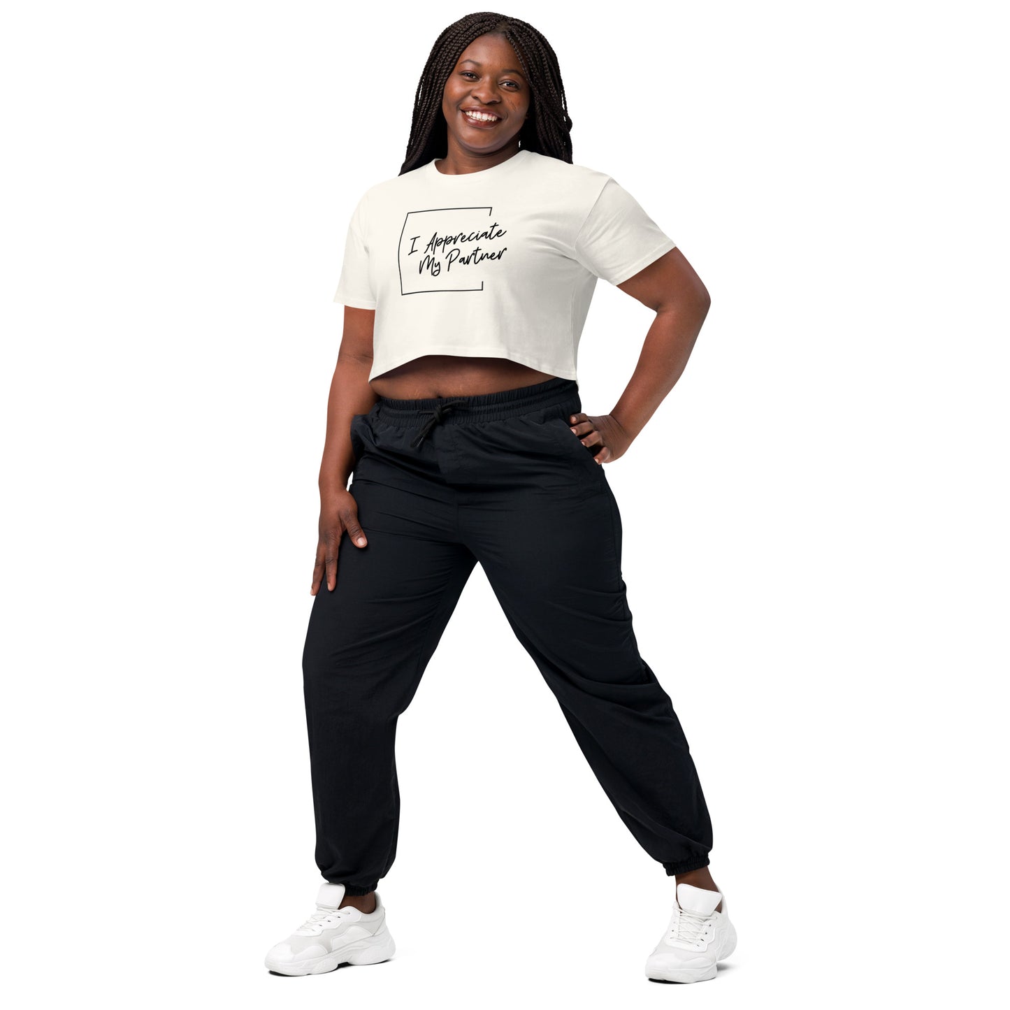 "I Appreciate My Partner" crop top