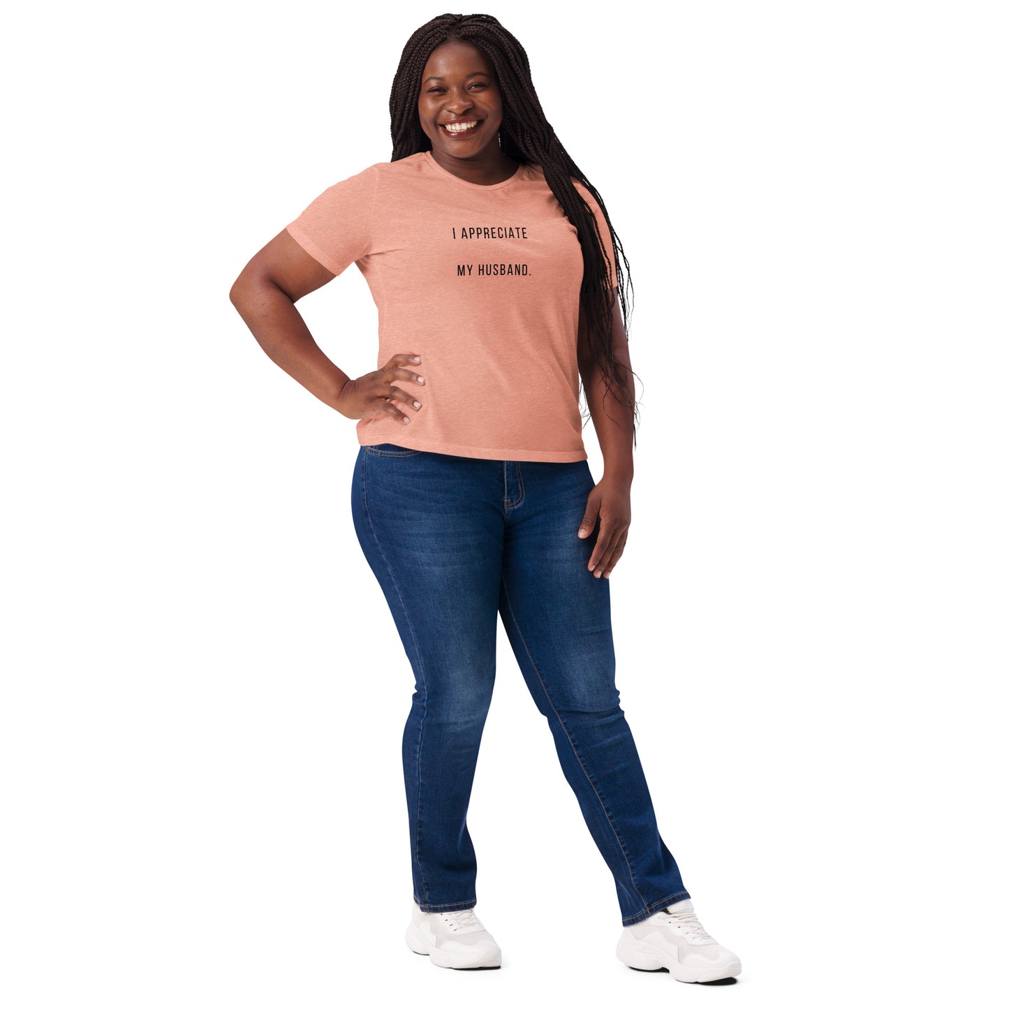 "I Appreciate My Husband" Women’s relaxed tri-blend t-shirt